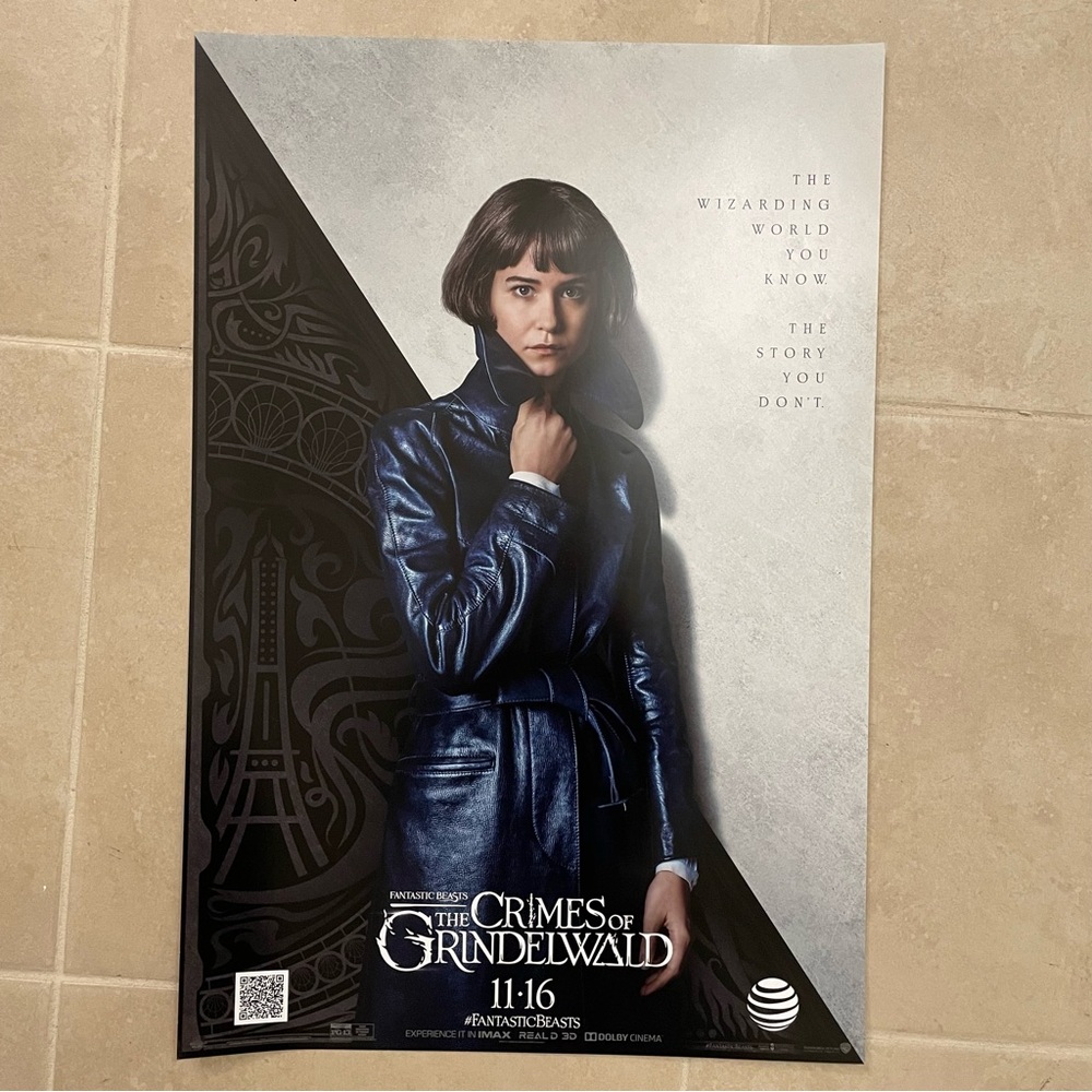 "Fantastic Beasts: The Crimes of Grindelwald" Tina Goldstein AT&T Movie Poster